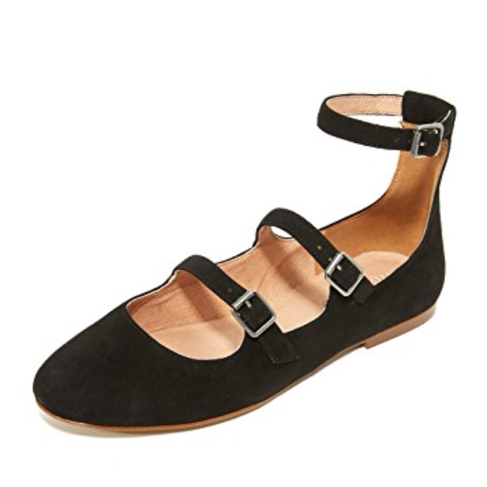 Madewell Triple Strap Elsa Flat, EUC, Size 9